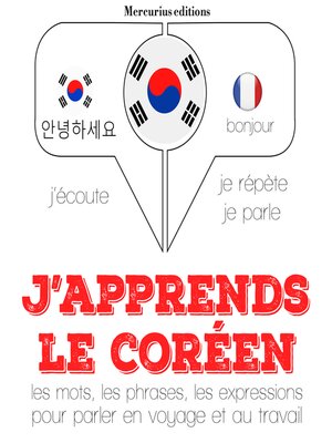 cover image of J'apprends le coréen